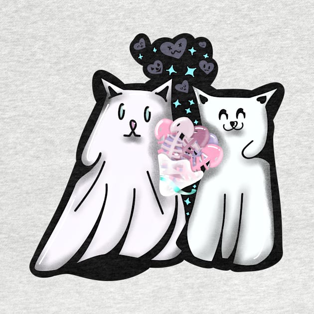 Cat ghosts by ORTEZ.E@GMAIL.COM